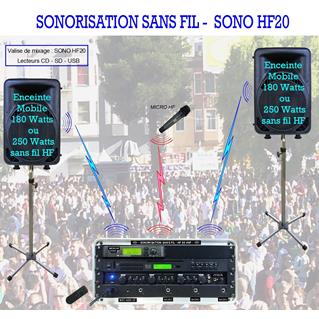 Sonorisation Sans Fil SONO HF20 FASE