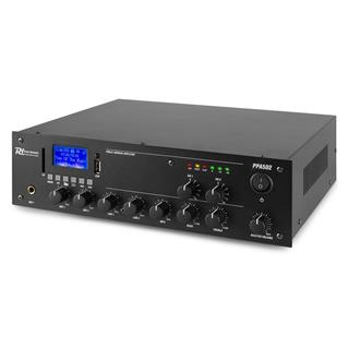 Amplificateur Mixeur 2 Zones SD USB Bluetooth 50 watts 100V 8 Ohms