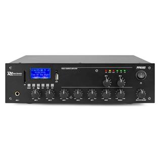 Amplificateur Mixeur 2 Zones SD USB Bluetooth 50 watts 100V 8 Ohms