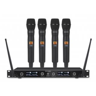 Ensemble 4 Micros Main Sans Fil Professionnel BE-1040/4MIC