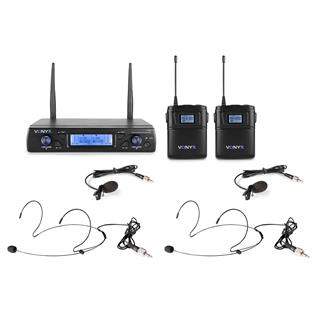 Set Micro Sans Fil McGrey – UHF – 2 émetteurs Bodypack Et Récepteur – Portée 50m