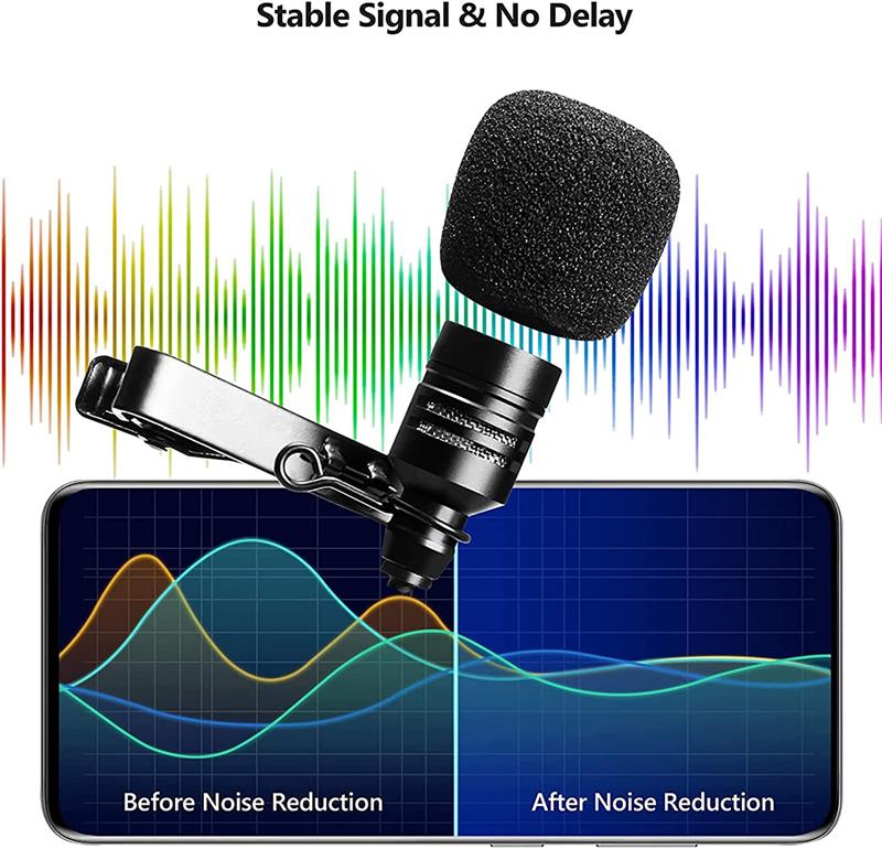 Système de Microphone Cravate sans Fil, Portable UHF Lavalier Mic,  Récepteur et Émetteur sans Fil pour Amplificateur de Voix, Haut-Parleur,  Enseignants, Système de Sonorisation : : Instruments de musique et  Sono