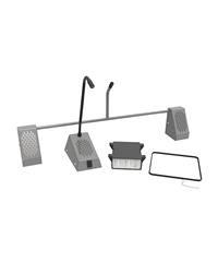 Interphone Guichet Barre Transversale Avec Boucle Induction Magnétique