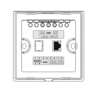 Platine Murale Contrôle Volume colonne JS-CLASSFIT240