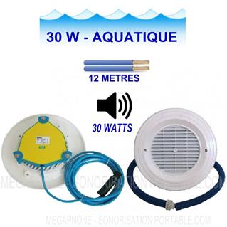 Niche Encastrable Avec Haut Parleur Aquatique 30 Watts AQUA 25E FASE