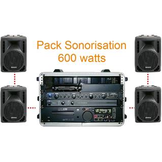 Pack Sonorisation Pack 600 FASE 600 WATTS