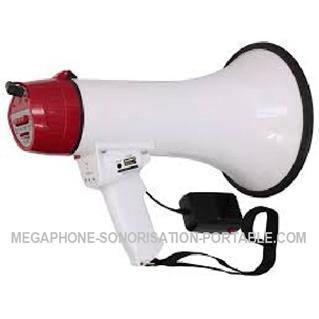 Megaphone rechargeable MEGA20 USB 35 Watts