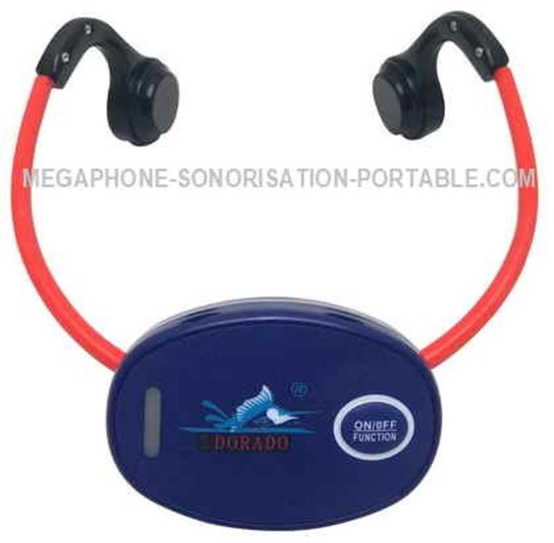 Casque Bluetooth Sports Natation Imperméable à l'eau Résistant à