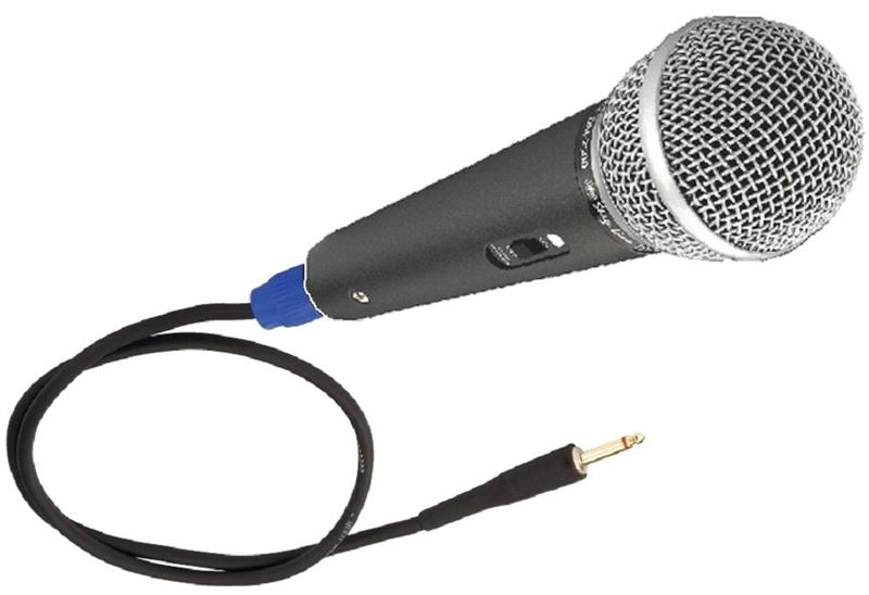 DM-1100 MONACOR - Microphone dynamique fil 