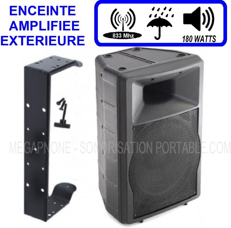 Enceinte sans fil exterieur - EN 20HF EX - 180 watts FIXE