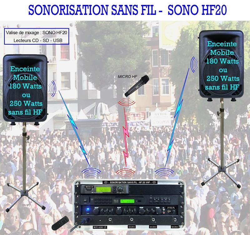 Enceinte sans fil EN 22HF