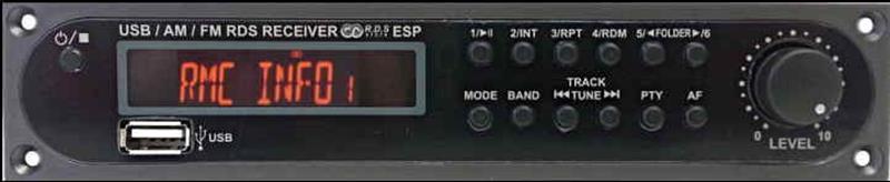 TP-100RDSU - Tuner AM/FM USB