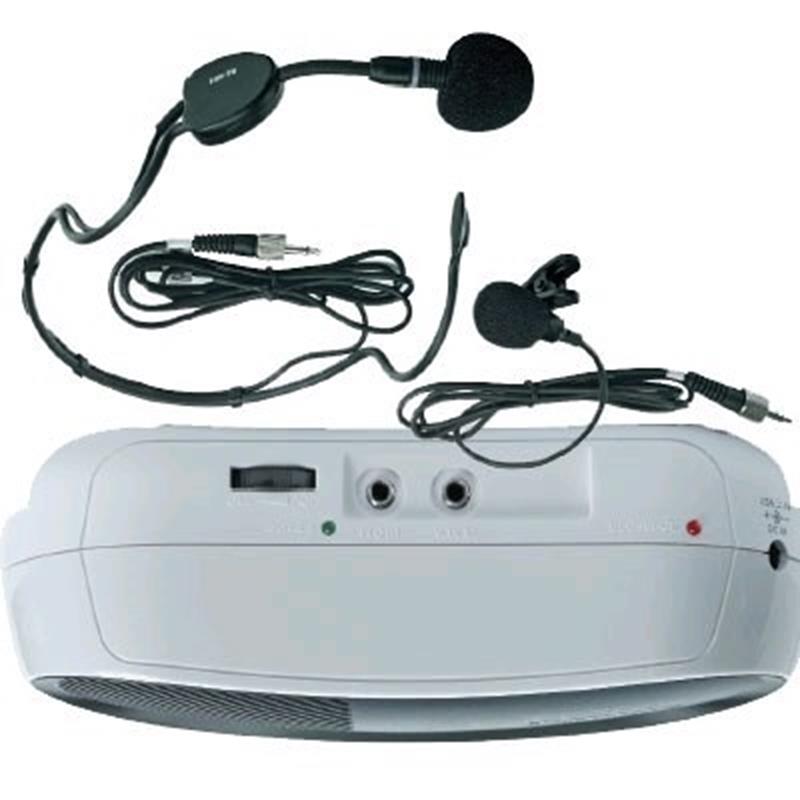 Amplificateur de voix 10W avec microphone cravate et serre tête